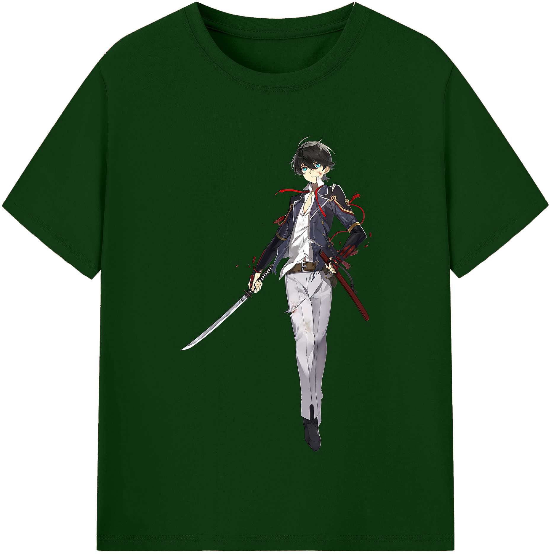 （画像用） 刀剣乱舞 Touken Ranbu 綿100％半袖Tシャツ（フロントプリント）